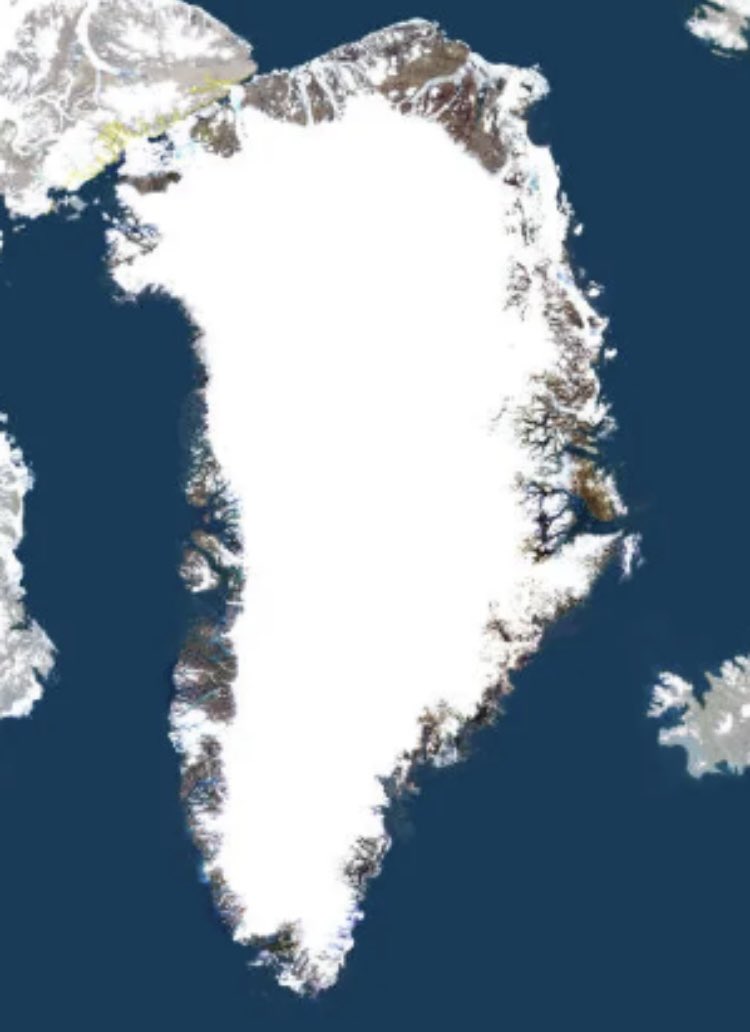 Satelitski snimak jasno pokazuje polja kokaina na Grenlandu. 
Zato Amerika mora da ga preuzme. ☝️🤪🤪