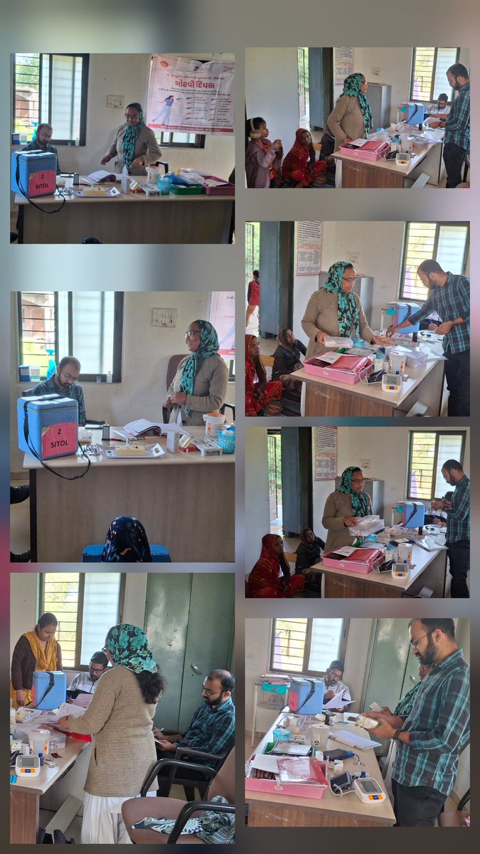 raval_sanj21521's tweet image. આજ રોજ આયુષ્માન આરોગ્ય મંદિર સીતોલ મમતા દિવસ ખાતે મેડિકલ ઓફિસર સાહેબ શ્રી ખેડવા તેમજ સુપરવાઇઝર શ્રી દ્વારા વિઝીટ કરી રેકોર્ડ રજીસ્ટર ચેક કરવા માં આવ્યા તથા મમતા દિવસમાં આપવામાં આવતી સેવાઓ ચકાસવામાં આવી અને જરૂરી માર્ગદર્શન આપવામાં આવ્યું.