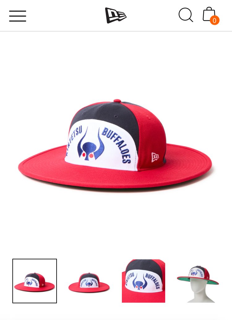 希少　NEW ERA　近鉄バッファローズ　岡本太郎デザイン 懐かしのロゴ！岡本太郎デザインの近鉄バファローズ復刻キャップを