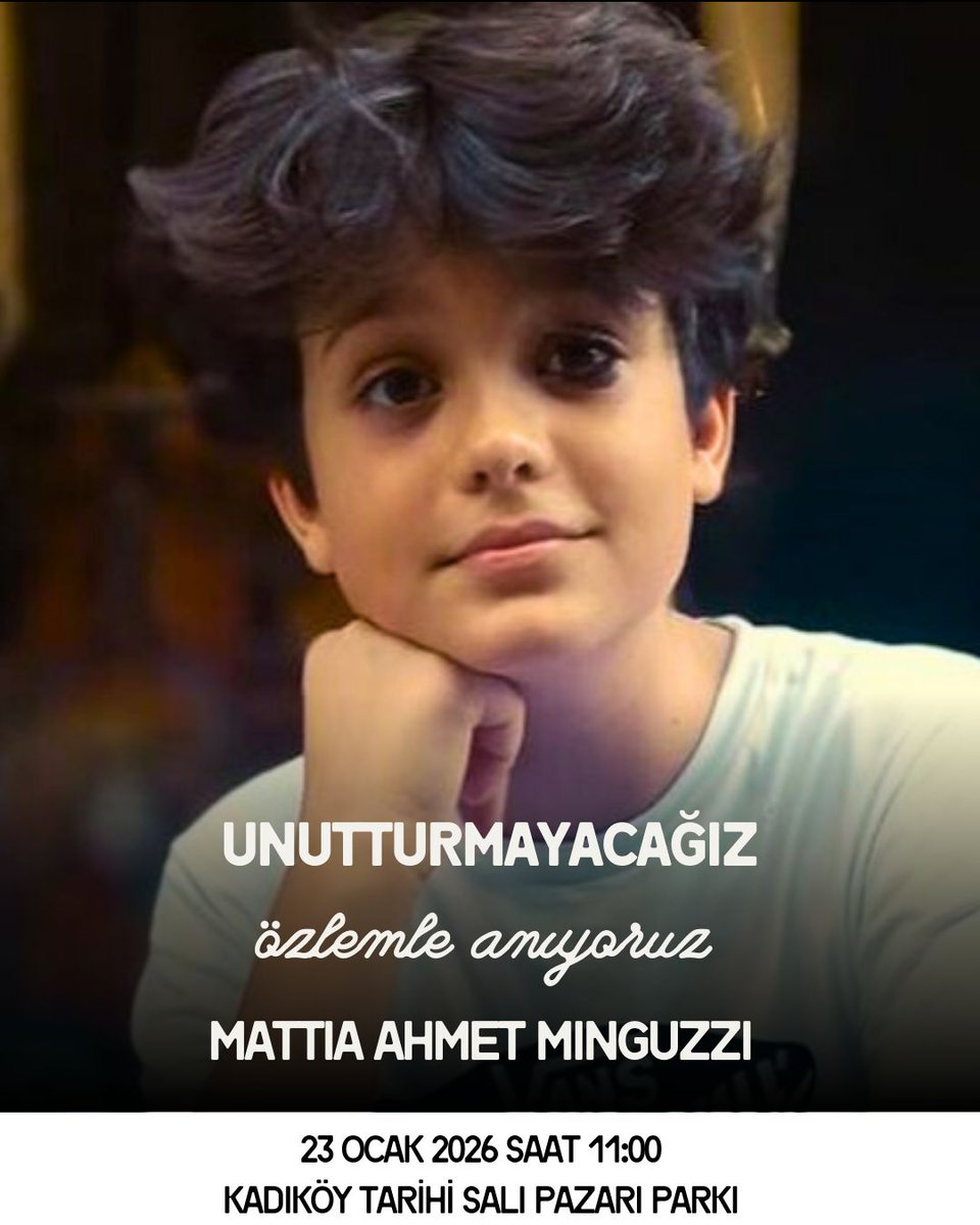 Acımızı paylaşmanız bizim için en büyük teselli olacak… 23 OCAK 2026 SAAT 11:00
KADIKÖY TARİHİ SALI PAZARI PARKI