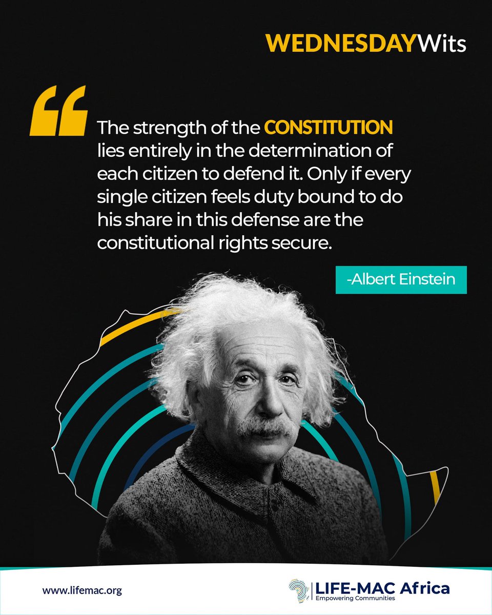 LifeMacAfrica's tweet photo. Happy #ConstitutionDay 🤗

#WednesdayWits #LifeMacAfrica #EmpoweringCommunities #Quotes #AlbertEinstein https://t.co/fWquTrVGNp