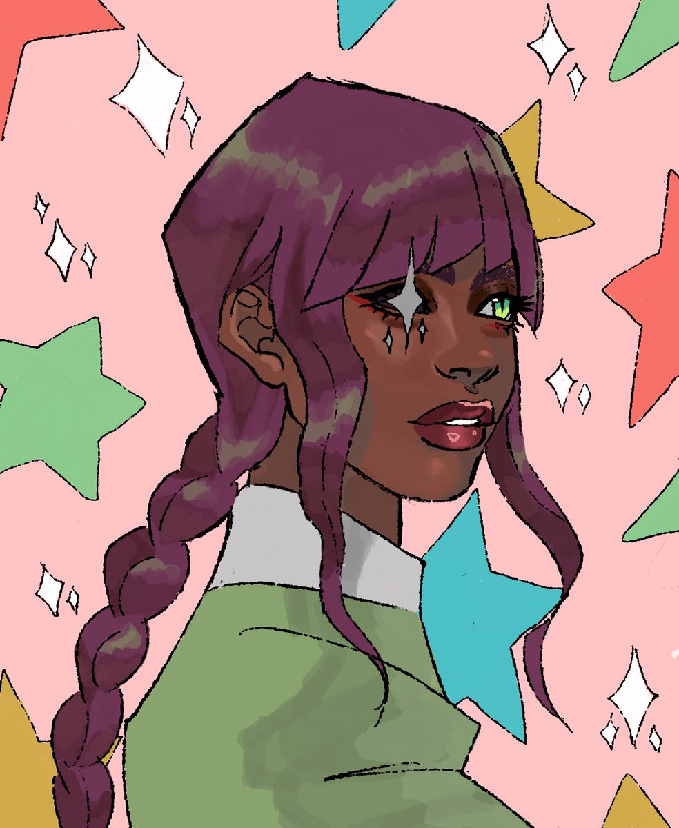 phrayanaga's tweet image. I’m opening portrait commissions for $85 ko-fi.com/c/c0a8b80b1d