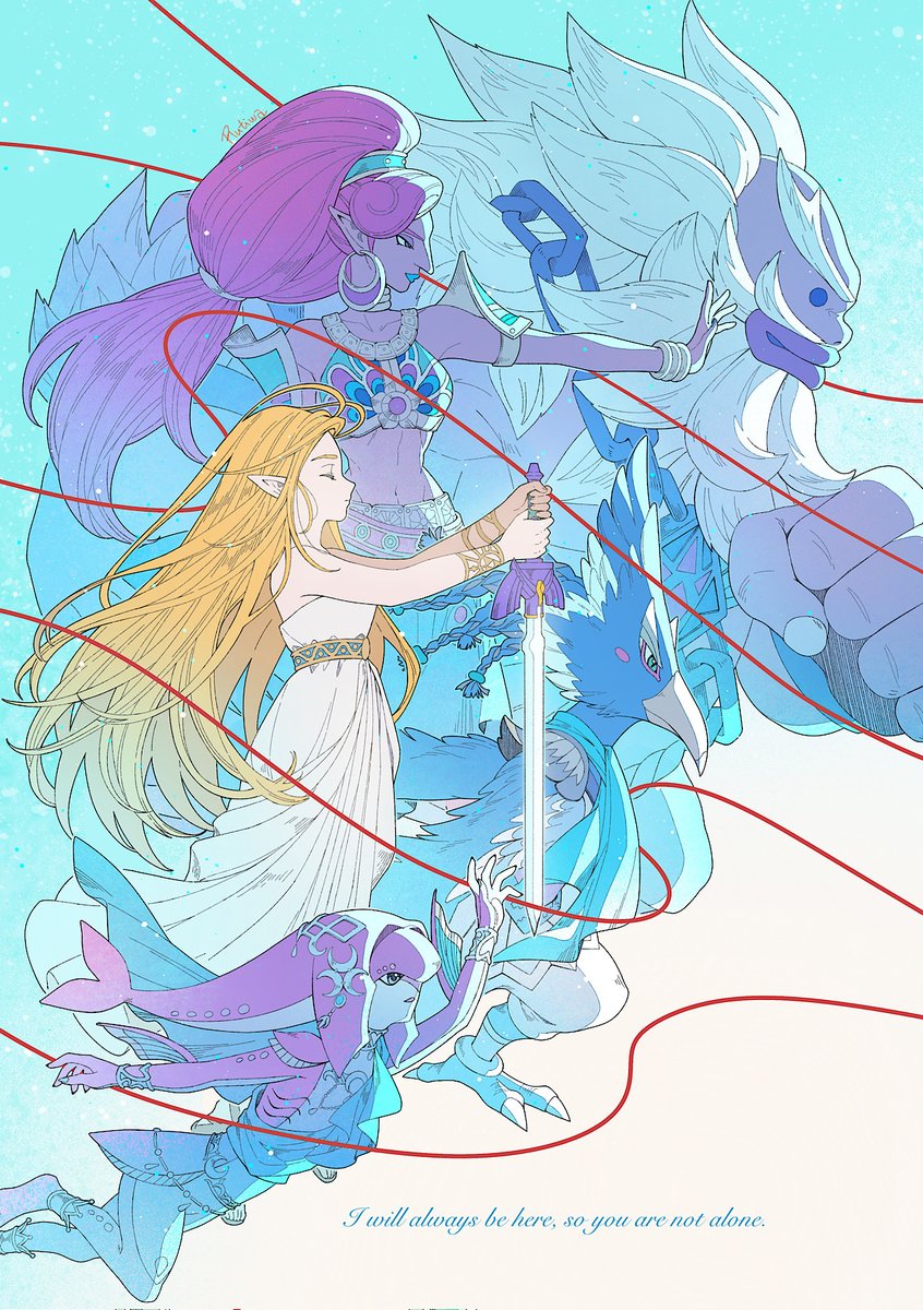 rutiwa's tweet image. Someone has to stay behind, to hold the prayer, the light, the hope. 
Someone has to move forward, into danger, into darkness, into promise.
#LegendOfZelda #Zelda #TOTK