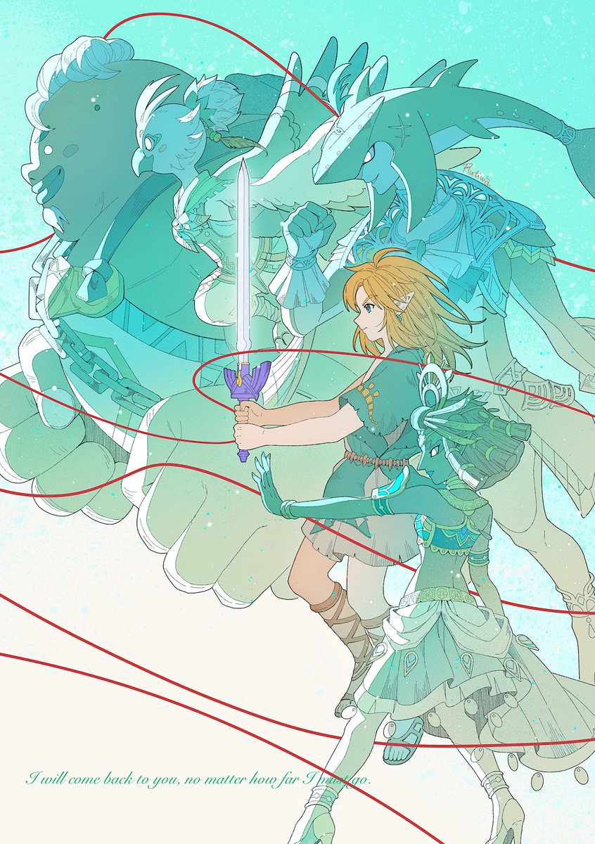 rutiwa's tweet image. Someone has to stay behind, to hold the prayer, the light, the hope. 
Someone has to move forward, into danger, into darkness, into promise.
#LegendOfZelda #Zelda #TOTK
