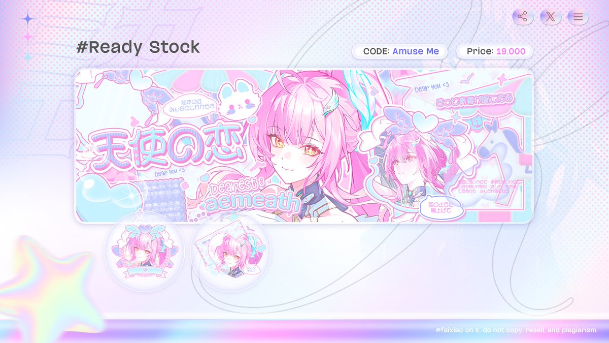 faixiao's tweet image. help rt? thanks &amp;lt;3

ada ready stock layout si cantik aemeath &amp;gt;_&amp;lt; bisa di-take langsung via DM yaah! untuk price dan nomor layout bisa dicek di alt atau pic

#zonaba #zonauang