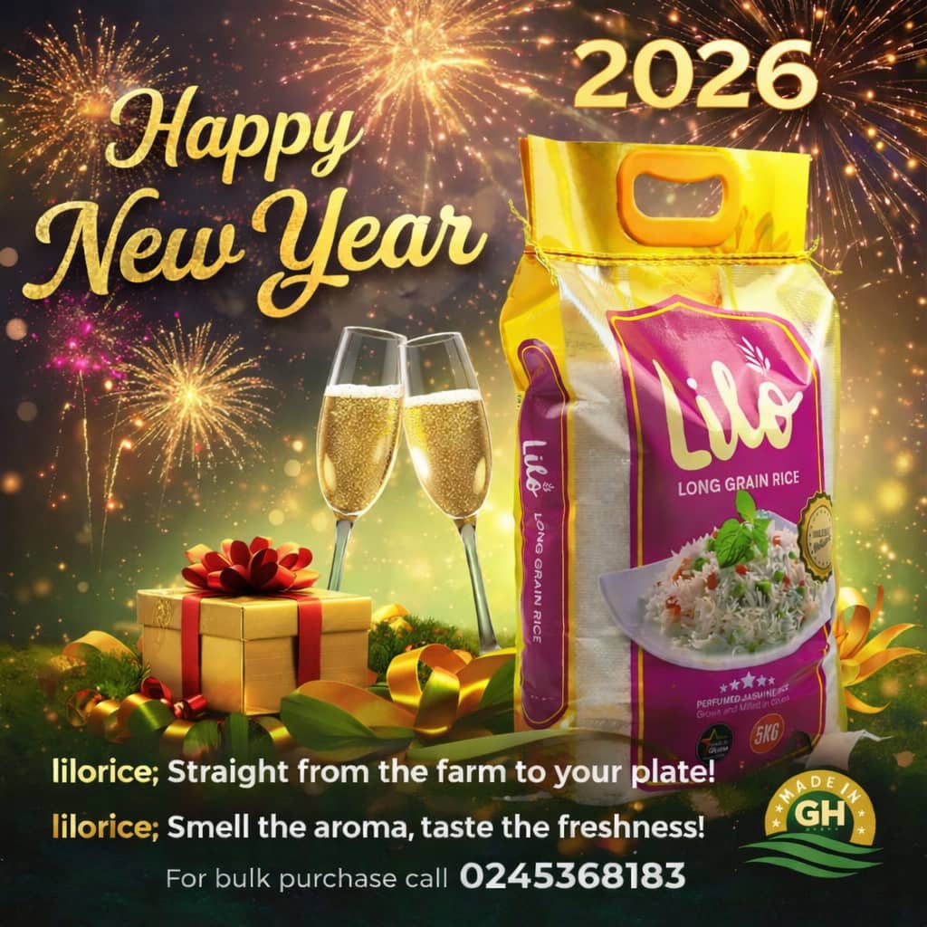 2026! 🎉
LiloRice—fresh, aromatic, and proudly Ghanaian 🇬🇭
🌾 Straight from the farm to your plate
🌾 Smell the aroma, taste the freshness