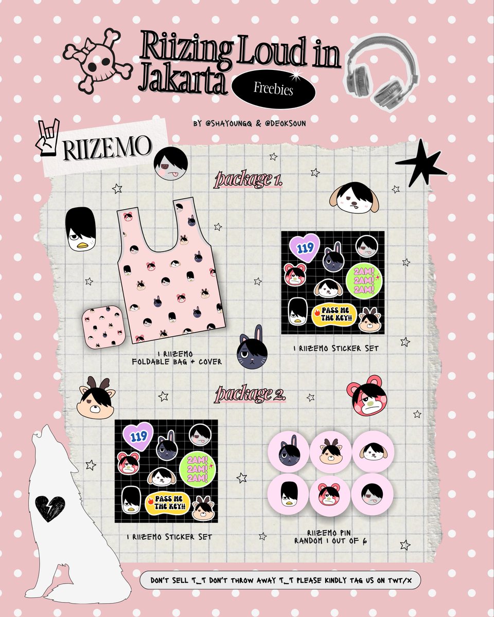 🏴‍☠️ 🤟🏼RIIZING LOUD IN JAKARTA 🤟🏼🏴‍☠️
freebies by <a href="/shayoungq/">tasha 🍉✨</a> and <a href="/deoksoun/">de | comms open</a> 

🗓️ 10/01/2026
📍 ICE BSD
⏰ TBA

★ rt &amp; likes are appreciated 
★ find us and say hi!
★ very limited qty
★ kindly tag us if you got any 

see you briizedeul!🧡
#RIIZINGLOUDinJKT 
#RIIZINGLOUD_IN_JAKARTA