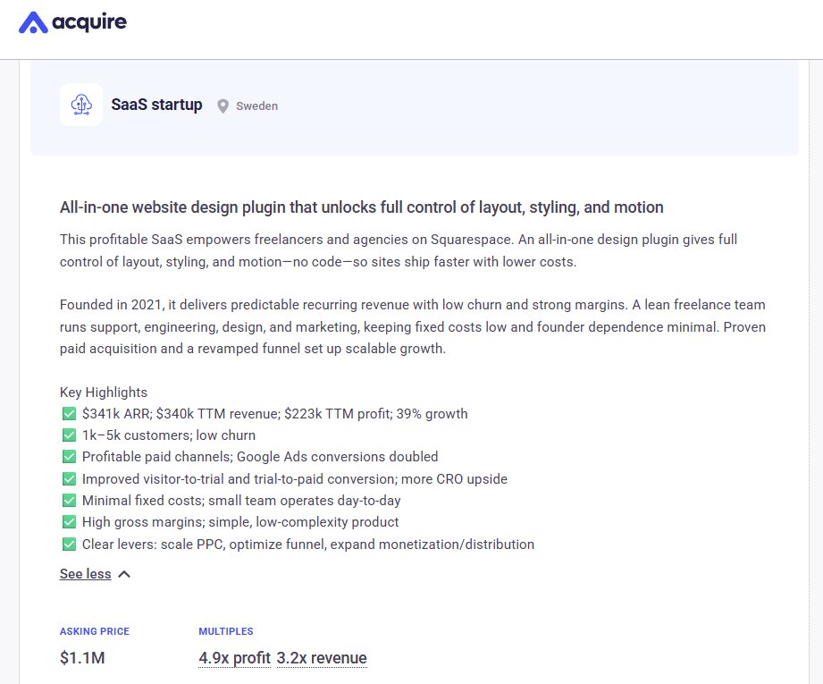 Squarespace Design Plugin Generates $340K Revenue, 39% Growth