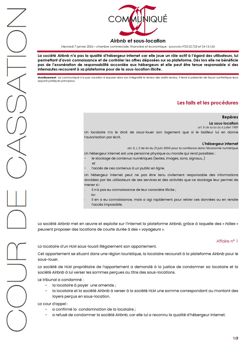 Cour de cassation tweet media
