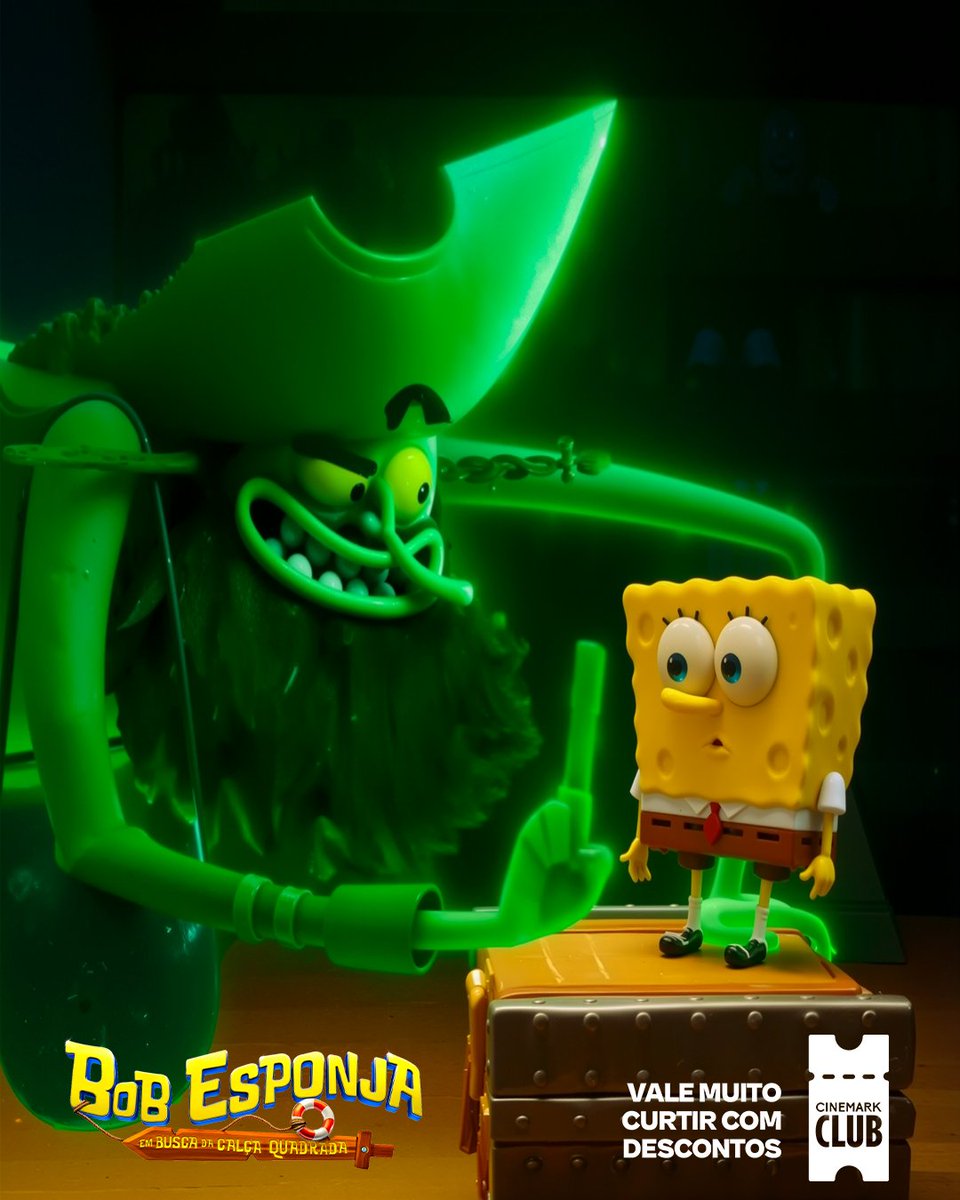 🍍 A aventura continua no fundo do mar.⁣
⁣
“Bob Esponja: Em Busca da Calça Quadrada” está em cartaz aqui na Cinemark. ⁣
⁣
Diversão pra toda a família. E com benefícios do Cinemark Club, é só alegria na Cinemark.⁣
⁣
#BobEsponjaNaCinemark #CinemarkClub
