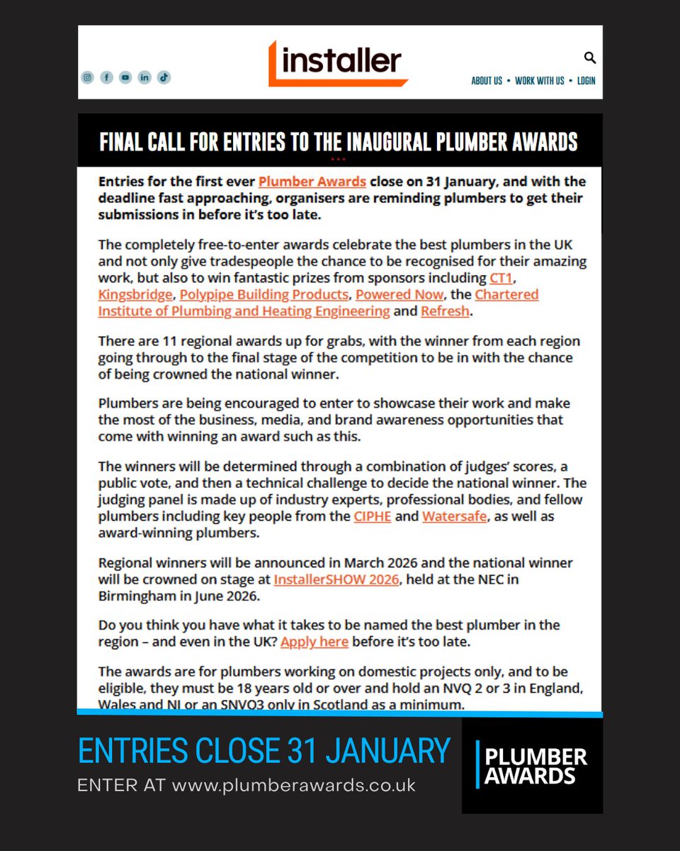 PlumberAwards tweet media