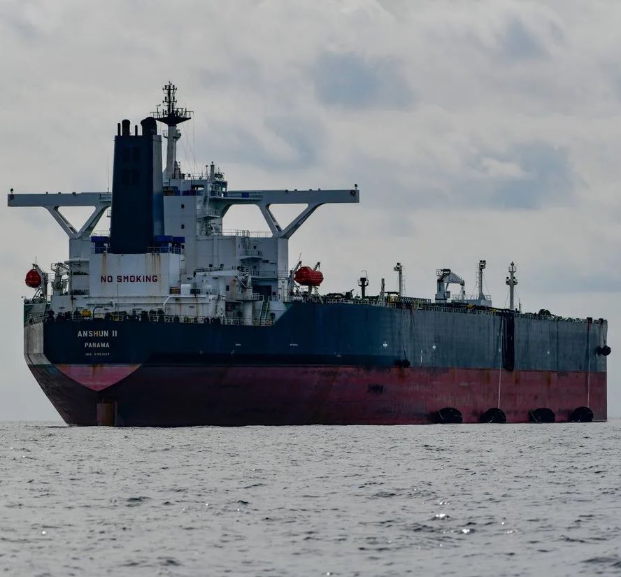 bennyjohnson's tweet image. BREAKING: U.S. forces have boarded a Russian-flagged oil tanker linked to Venezuela near Iceland, according to Fox.