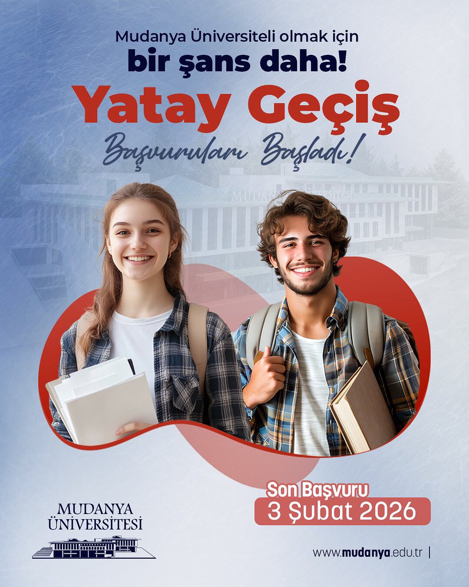 mudanyaedu's tweet photo. Yeni bir başlangıç için doğru zaman. Yatay geçiş başvuruları başladı.
Başarı yolculuğunu bizimle sürdürmek isteyen tüm öğrencileri bekliyoruz. Detaylar için web sitemizi ziyaret edebilirsiniz.
https://t.co/uUc0nXIG76 https://t.co/2peBFJufbS