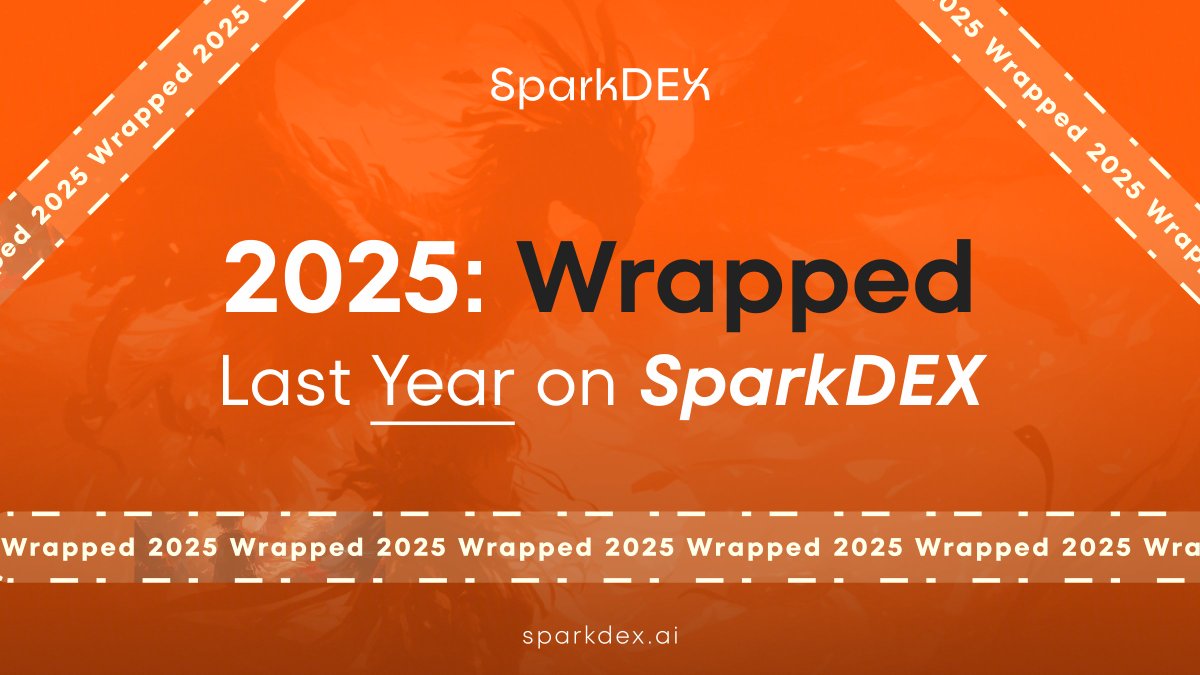 SparkDEX in 2025 — Wrapped 🧵

From the launch of SPRK to the ignition of XRPFi, SparkDEX ignited Flare DeFi in 2025.

A look back at the year of 7 key moments from 2025 that set the stage for a massive 2026 ahead.

Which one had the biggest impact?

(1) SparkDEX Eternal Relaunch