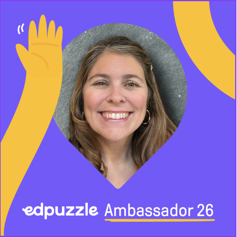 EdTechLane's tweet image. I am excited to be an Edpuzzle Ambassador26! I'm looking forward to continuing to share all the ways that Edpuzzle can benefit students and teachers! @edpuzzle #EdpuzzleAmbassador