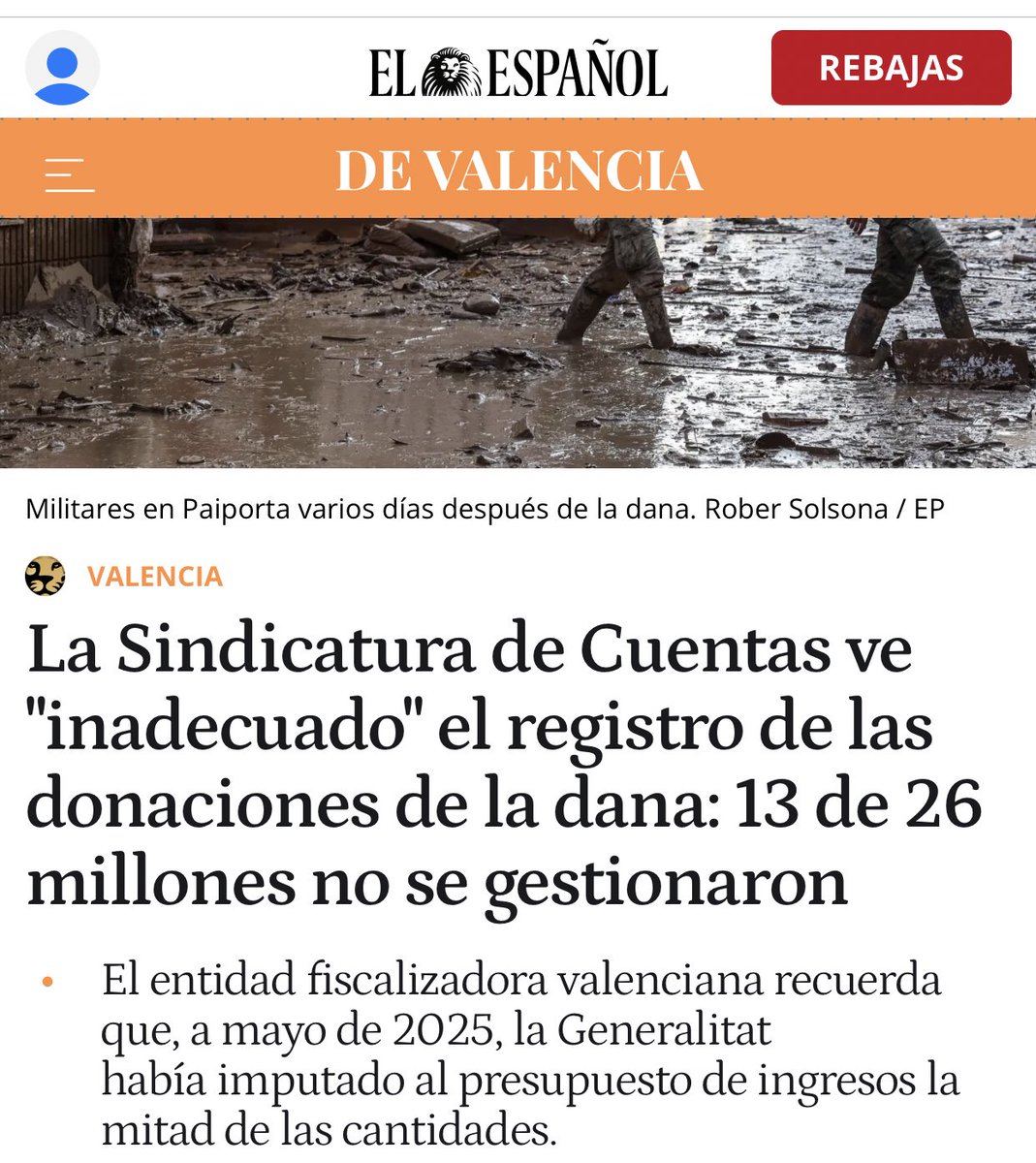 Y los 12,5 millones de euros que donaron todos los españoles—— 💀💀💀