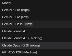 Gemini 3 Flash spotted in Antigravity