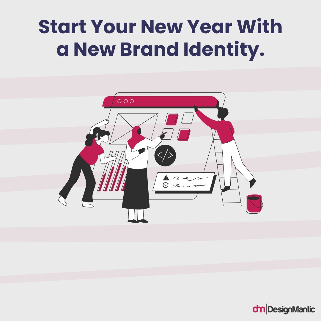 designmantic's tweet image. New Year, New Brand Identity! ✨
Kick off 2026 with a fresh logo, website &amp;amp; business cards. Fast, easy &amp;amp; professional with #DesignMantic. 🚀

Explore now: designmantic.com

#BrandIdentity #LogoDesign #NewYear2026
