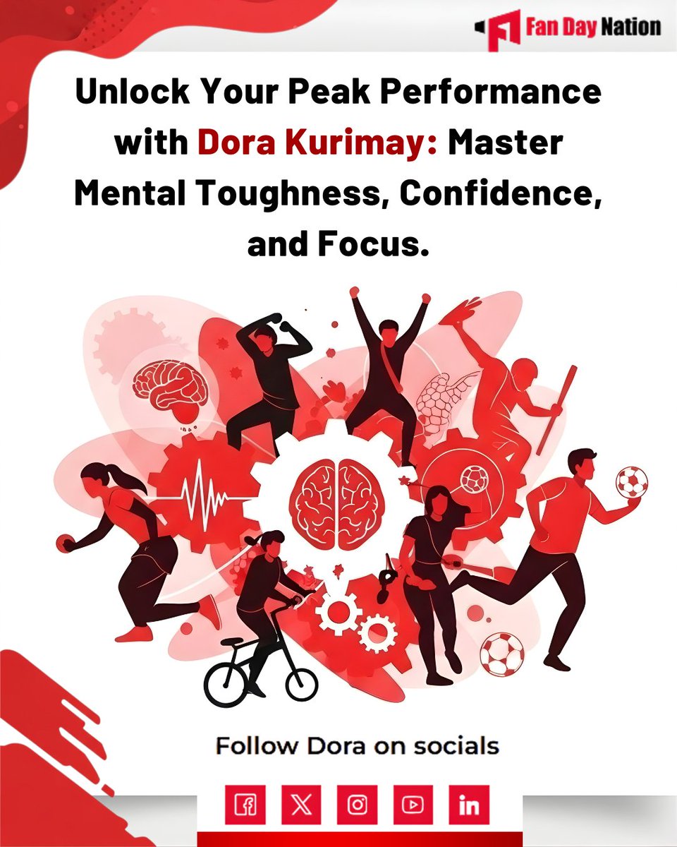 fandaynation's tweet image. 💡 Master Mental Toughness with Dora Kurimay 💡

Reach your full potential by building mental resilience, confidence, and focus. Let’s unlock your peak performance today! 🔑 

Visit now: fandaynation.com

#MentalStrength #ConfidenceBuilding #Focus #DoraKurimay