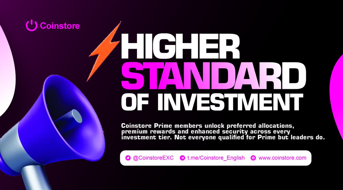 🚀 The crypto fast lane just got faster!

🔥 Secure your spot on <a href="/CoinstoreExc/">Coinstore</a> #Whitelist &amp; unlock exclusive launches, private investments, and premium #trading chances.

Start crypto journey with VIP access.

 👉cutt.ly/HrkLddwR
Sign up:h5.coinstore.vip/h5/signup?invi…

#coinstore