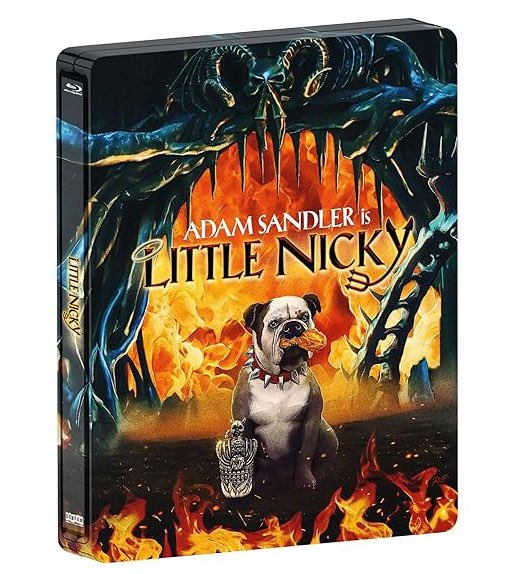 dawnofthediscs's tweet image. Coming to Blu-ray Steelbook 3/31 from Scream Factory 

Little Nicky Steelbook

Pre-order: amzn.to/4qHiipl

#LittleNicky #adamsandler #ScreamFactory #ShoutFactory #Steelbook  #Bluray #physicalmedia 
#Horror #HorrorCommunity #FilmCommunity #Bluray #4K #4KBluray #4KUltraHD