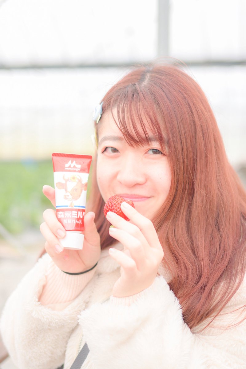いちご1216です。 またいちご狩り行きたいなぁ🍓 camera:@TOSHI56418223 #portrait