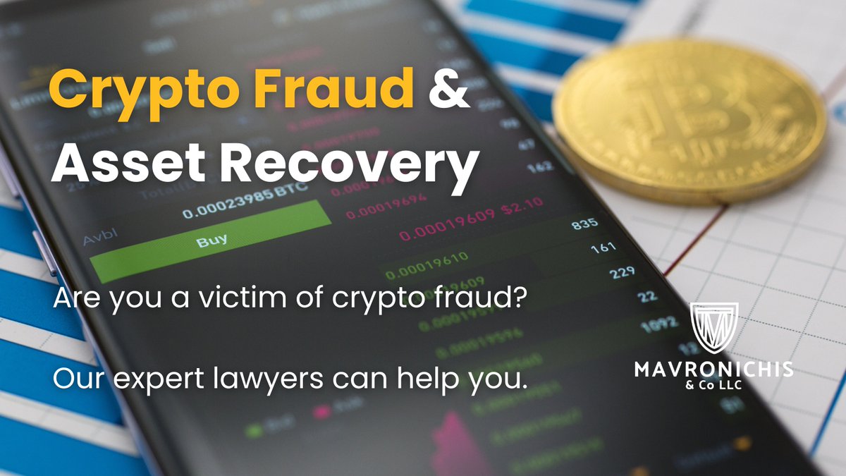 mavronichis's tweet photo. Lost crypto to fraud or theft? 🚨 You might still be able to get it back!

Our expert crypto fraud lawyers use state-of-the-art tracing + legal tools to trace, freeze & recover stolen assets across jurisdictions. 

📲 DM us or contact us to start your recovery today. Act fast — early legal action can make all the difference. 

👉 https://t.co/mFxcmgB9lH
📞 +35722030555
✉️ info@mavronichis.com

#CryptoLaw #CryptoRecovery #Bitcoin #Crypto #fraud