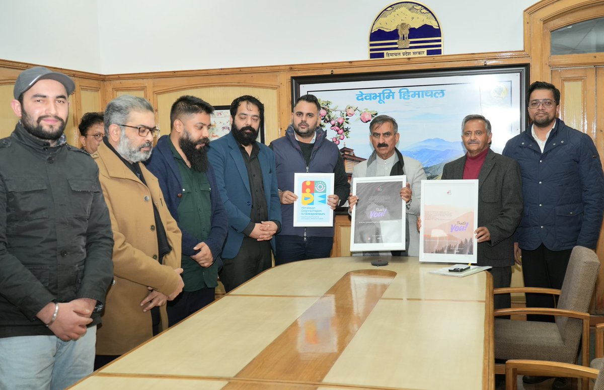 hp_tourism's tweet photo. Shri Sukhvinder Singh Sukhu, Hon’ble Chief Minister, Himachal Pradesh launched the Slow Tourism Campaign and HOPE (Himalayan Ocarina Project for Entrepreneurs) initiative of the Department of Tourism and Civil Aviation, reaffirming the State’s commitment to sustainable, community https://t.co/3GyuPudF67