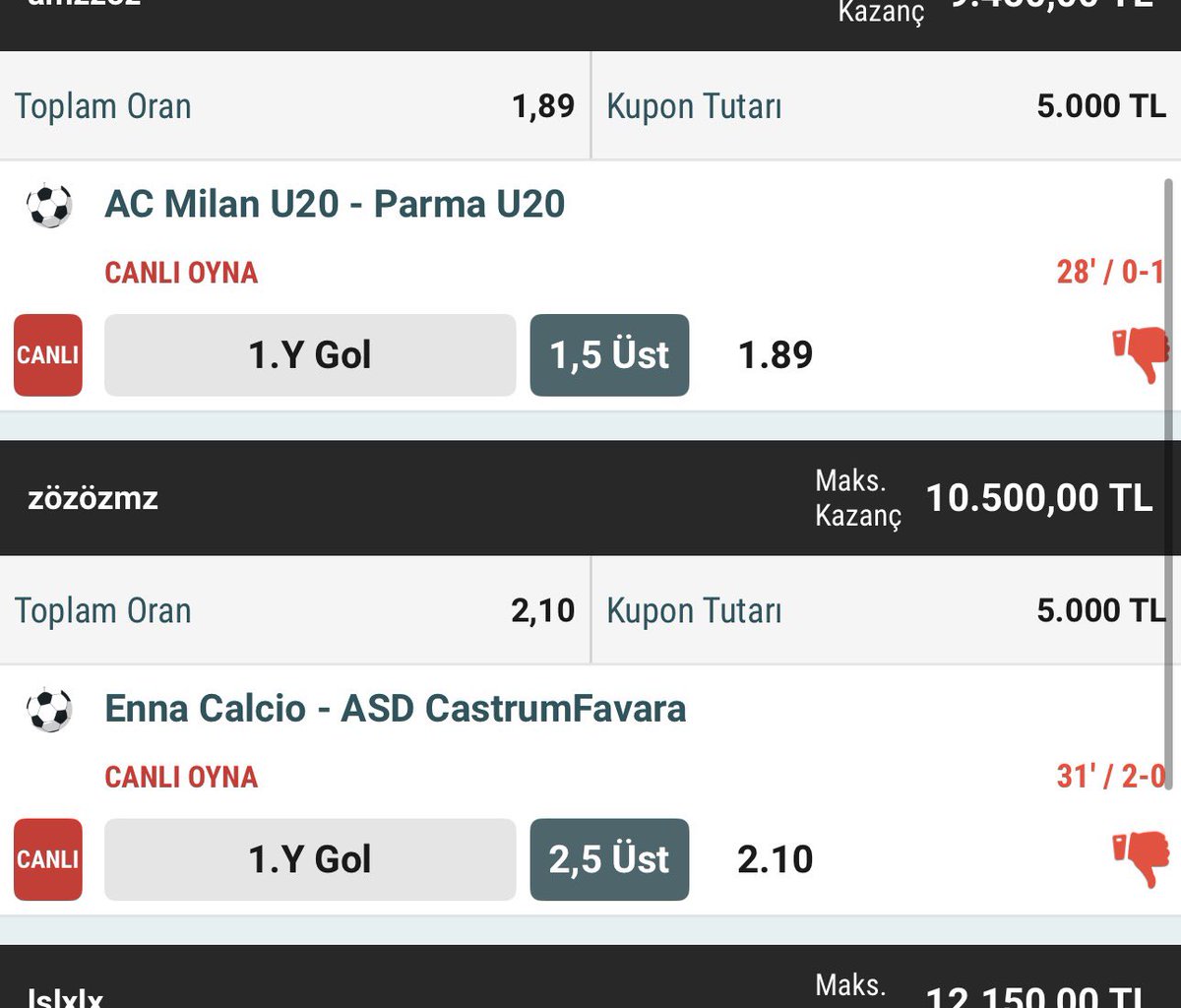 TAMTURKOGLU's tweet image. #MANCITY #PARMA #LAZİO #BRAGA #TOTTENHAM #İNTER #CHELSEA #ATLMADRİD #MİLAN #GENOA #MANUUTD #MARSİLYA #BENFİCA #NAPOLİ #EVERTON #LEEDSUTD #ASTONVİLLA #HELLASVERONA #BOLOGNA #ATALANTA #SANDERLAND #BARCELONA #FULHAM #MALİ #UDİNESE
✅ÇARŞAMBA KASA GÜNÜMÜZ
☎️0️⃣5️⃣4️⃣2️⃣6️⃣5️⃣7️⃣6️⃣8️⃣3️⃣7️⃣