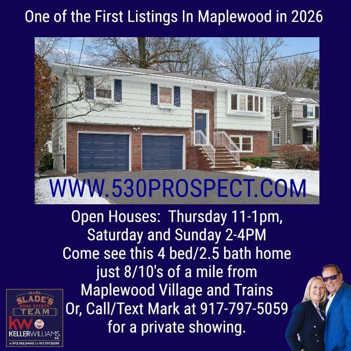 Eager to Buy A New Home in Maplewood?  This beauty offers 4 beds, 2.5 baths, with one in the lower level with a private side entrance and an ensuite powder room, great for live-in help or a home office.