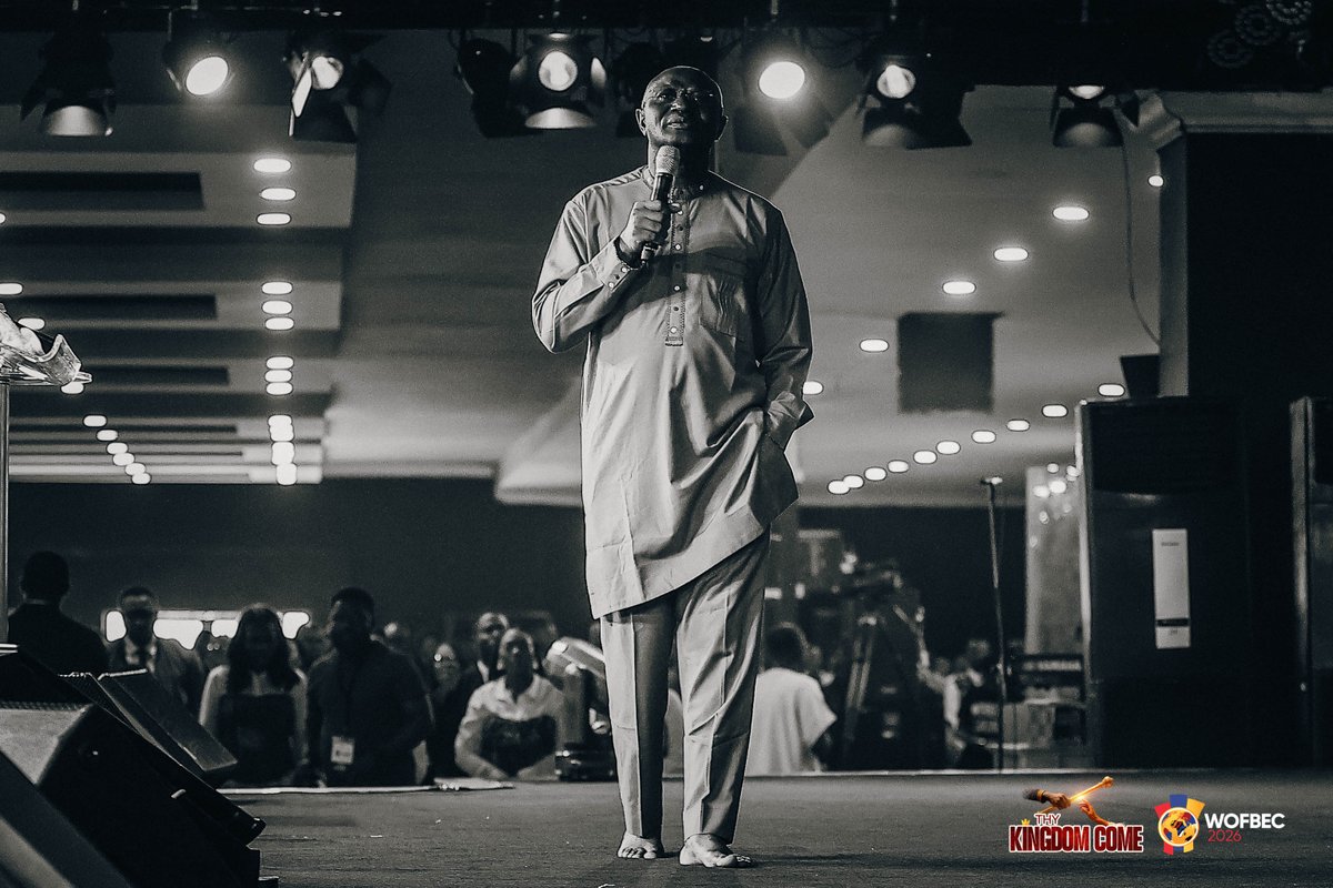 WOFBEC's tweet photo. "We are coming to the point where men will make things stand still for God.

There are waves of revival that come in every generation. The one that is coming has never been seen before." ~ Apostle Emmanuel Kure

#WOFBEC2026 https://t.co/GR4IA5hngu
