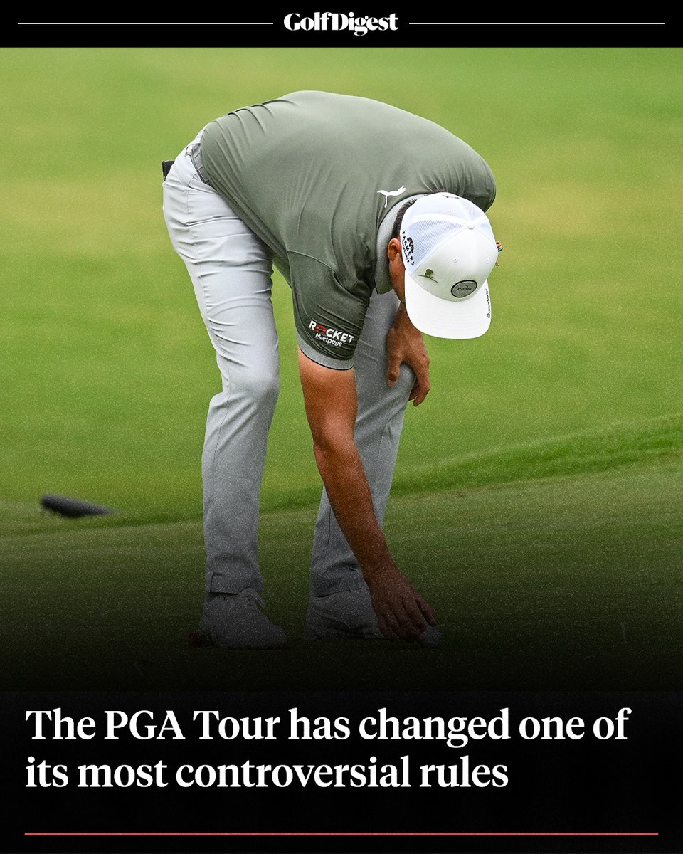 GolfDigest's tweet image. The PGA Tour is changing one of its most controversial rules ahead of the 2026 season, and golf purists should be at least a little bit happy about it.

Read more: glfdig.st/cYg650XSV0v