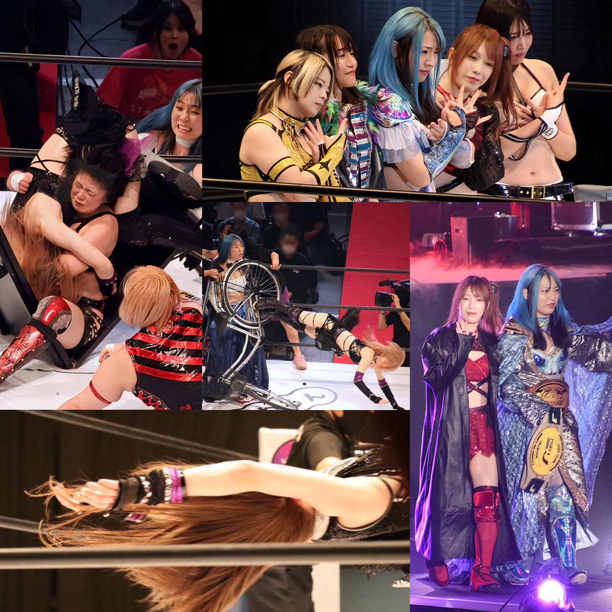 ISAO_KMOT's tweet image. キモオタ的思い出✨

ハード・コアでのアーティスト戦、GEに引き入れて仲睦まじくなったり、筆にされてしまうのはもうお馴染み🤭

そうそう！最初プロミネンスが乗り込んできた時「プロミス？お前ら限度額いっぱいまで金借りてこい！」と挑発していたのは最高でした🏧🤣

#鹿島沙希
#世羅りさ