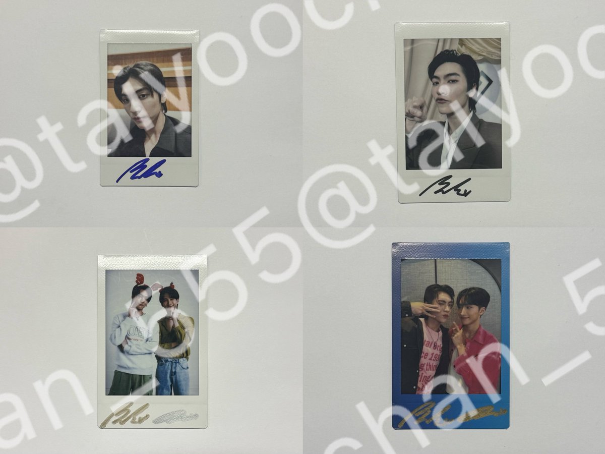 【直筆サインポラロイド2枚付き】Mew グッズ タイ【一部バラ売り可】 NetSiraphop 直筆サイン入りポラロイド - メルカリ