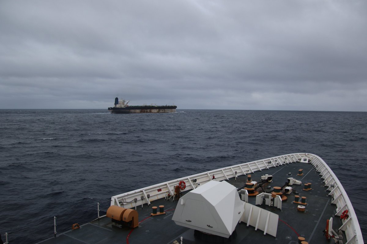 visegrad24's tweet photo. BREAKING:

U.S. European Command has officially reported the seizure of the oil tanker Marinera (formerly Bella 1) for "violations of U.S. sanctions," the statement said. https://t.co/SbLUntpEaE