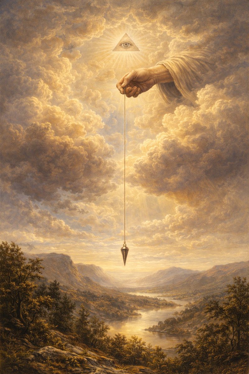 The Plumb-line descends in silence, and asks no man what he professes, only whether he stands upright. It is gravity made moral, the vertical whisper of Heaven within the heart, bidding the Builder align his life with the true Centre.