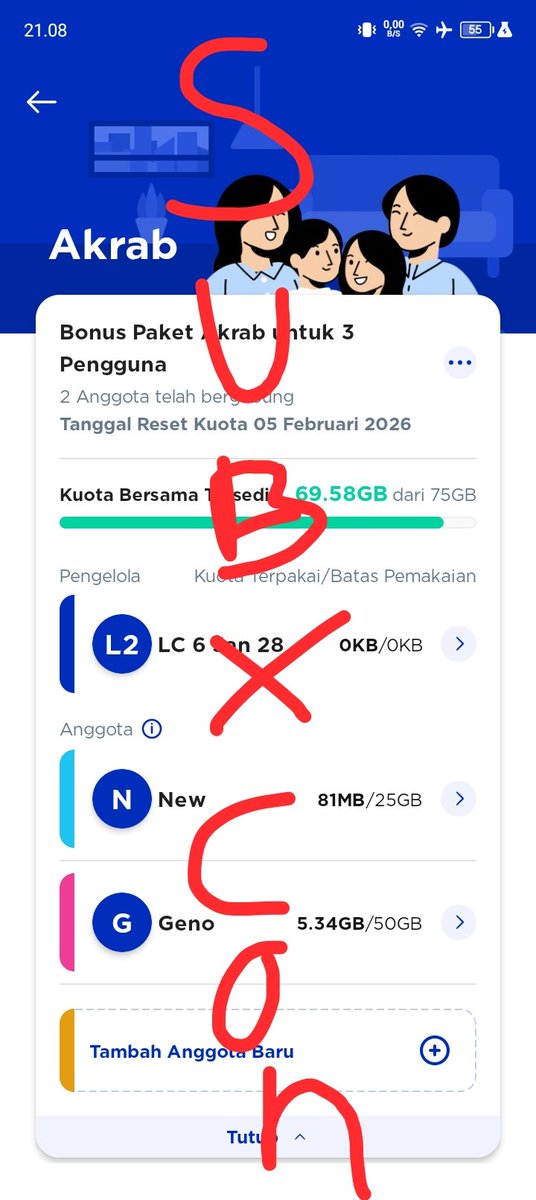 subxcon's tweet image. Wts kuota axis xl akrab sharing lokal only dan reward aktif subuh tadi, Last stok..  
Exp 5 Februari 2026
52K
Total semua: 
📶AREA 1   : 14GB
📶AREA 2  : 16GB
📶AREA 3  : 21GB
📶AREA 4  : 31GB
#zonauang
testi tiny.cc/prooftesti 100±
fast wa tiny.cc/subxcon