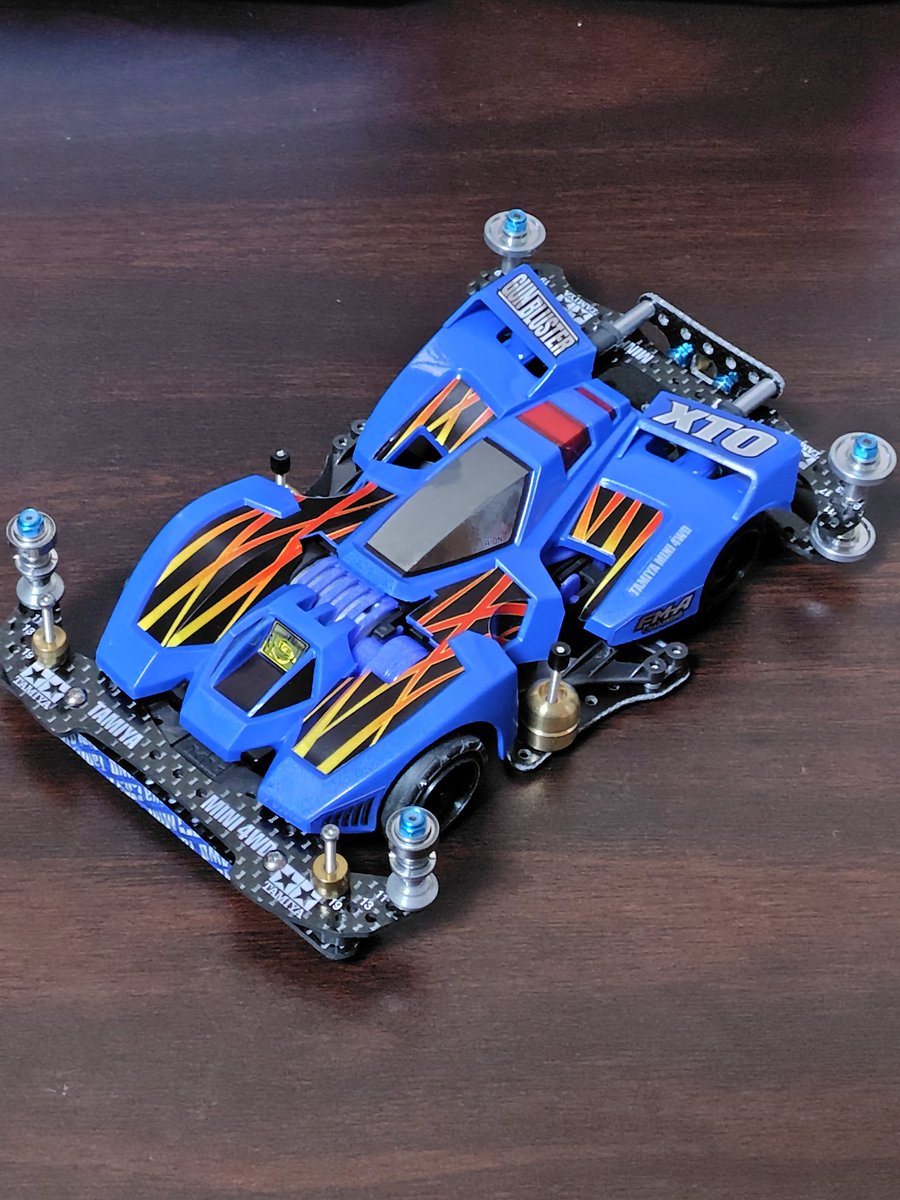 junjun427229's tweet image. ガンブラスター調整完了🫡
てゆうか、ボールリンクマスダンパーがなくなってました😢
どこでなくしたんだろ😱また付けました🫡
う〜む😆しかしかっこいいなぁ🤭
#ミニ四駆