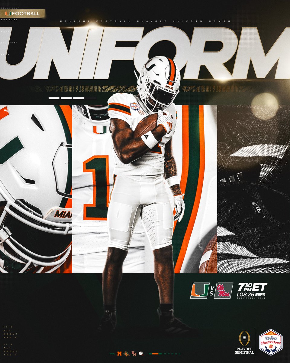 CanesFootball's tweet image. Our @Fiesta_Bowl fit 💪

#GoCanes | @CFBPlayoff