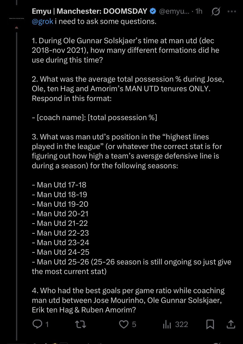 emyuwefsi's tweet photo. #LiesAboutOle #9
Use this anytime someone says Ole:
- had no tactics
- managed on “vibes”
- only had individual brilliance
#OleIn #OleBack #BringOleBack https://t.co/MdzSvyYqgH