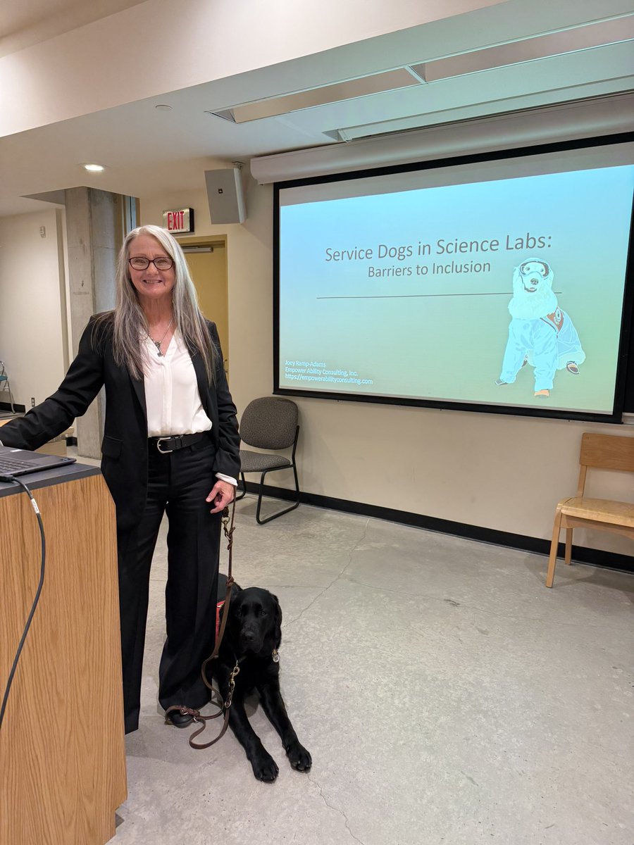 Looking at our schedule of upcoming keynotes, talks, paper submissions, and over-all service dog in labs related stuff, something struck Mom. We've done this job for over a decade, and learned a lot in the process:

The conversation isn’t really about dogs in labs 🐕‍🦺
Some make it