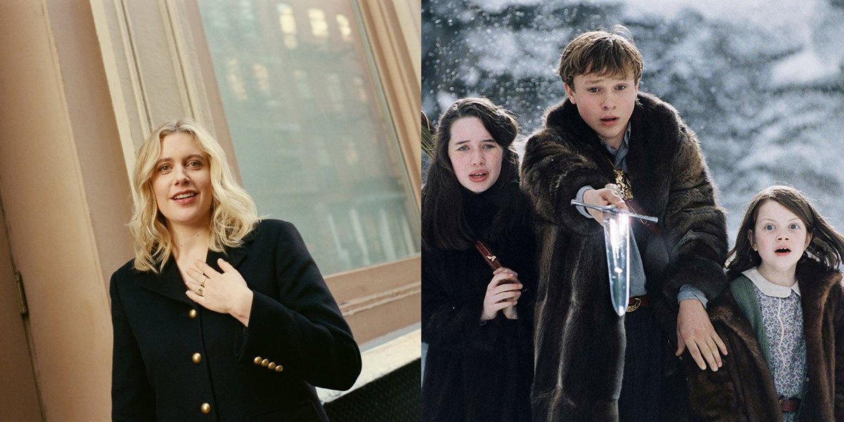 CINEMA505's tweet image. Dirigido por Greta Gerwig, ‘NARNIA’ estreia em dezembro na Netflix.