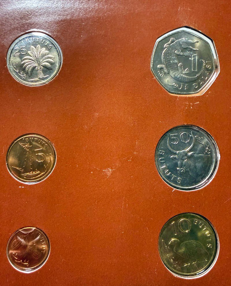 息子が世界のお金を売っているお店に行きたいというので、大丸東京の切手とコインのお店も寄りました。  じっくり悩んだ結果息子が選んだお札。アルマジロは私の。 あとガンビアのコインセット。 マチュピチュ缶は動物モチーフのコイン入れにしました。