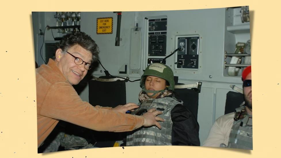 Remember in 2017 when Al Frankin resigned from Congress because of this photo? Meanwhile, the Epstien files remain covered up.