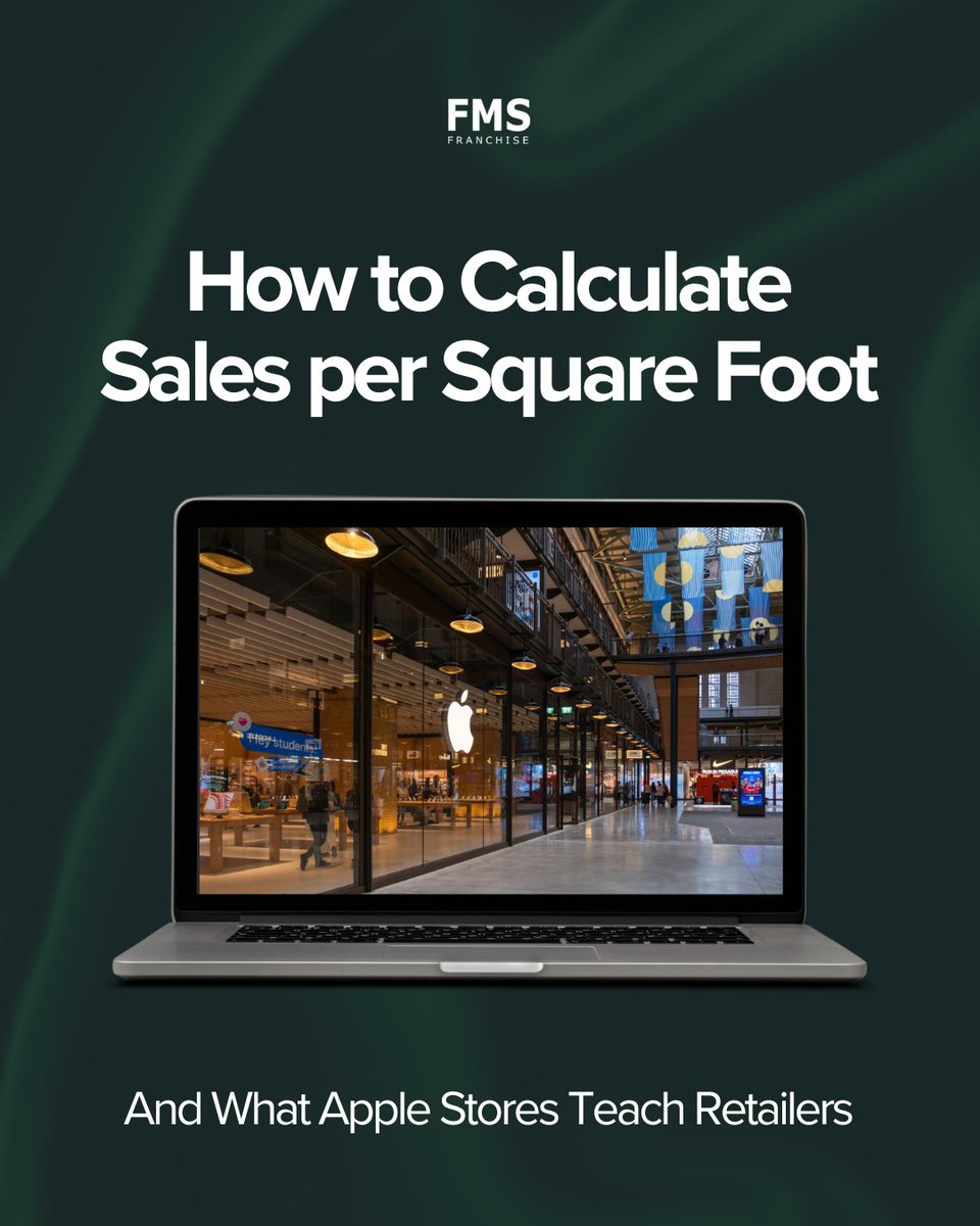 Before you franchise, ask this:

Are your locations profitable - or just busy?

Sales per square foot answers that fast. See how:
fmsfranchiserealestate.com/how-to-calcula…

#BusinessMetrics #ScalingSmart