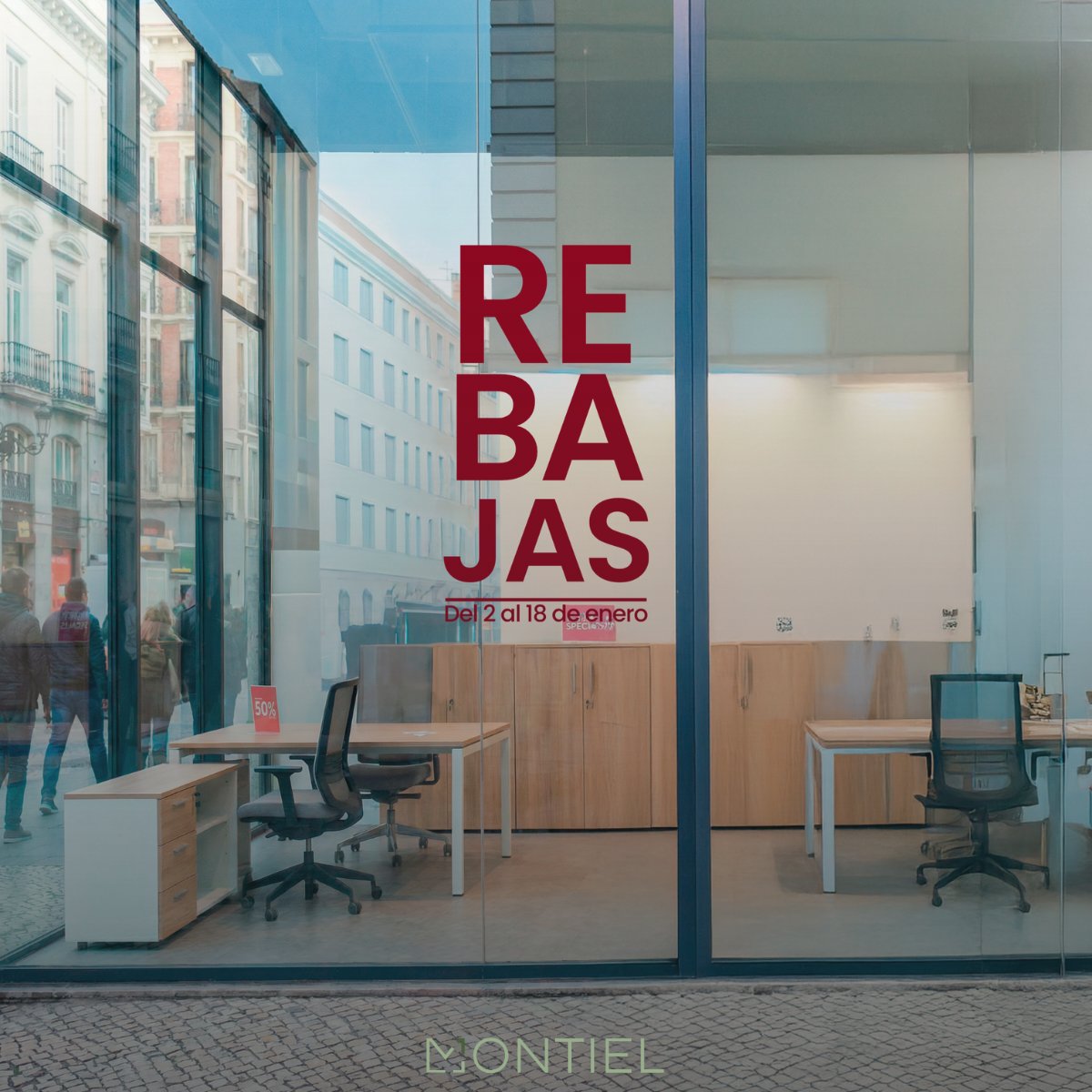 💚Empiezan las Rebajas de Enero en Grupo Montiel Oficinas.
Del 2 al 18 de enero, aprovecha descuentos exclusivos en mobiliario profesional y de diseño.
Porque renovar tu oficina nunca había sido tan fácil.
#RebajasMontiel #GrupoMontielOficinas
oficinasmontiel.com/catalogo/rebaj…