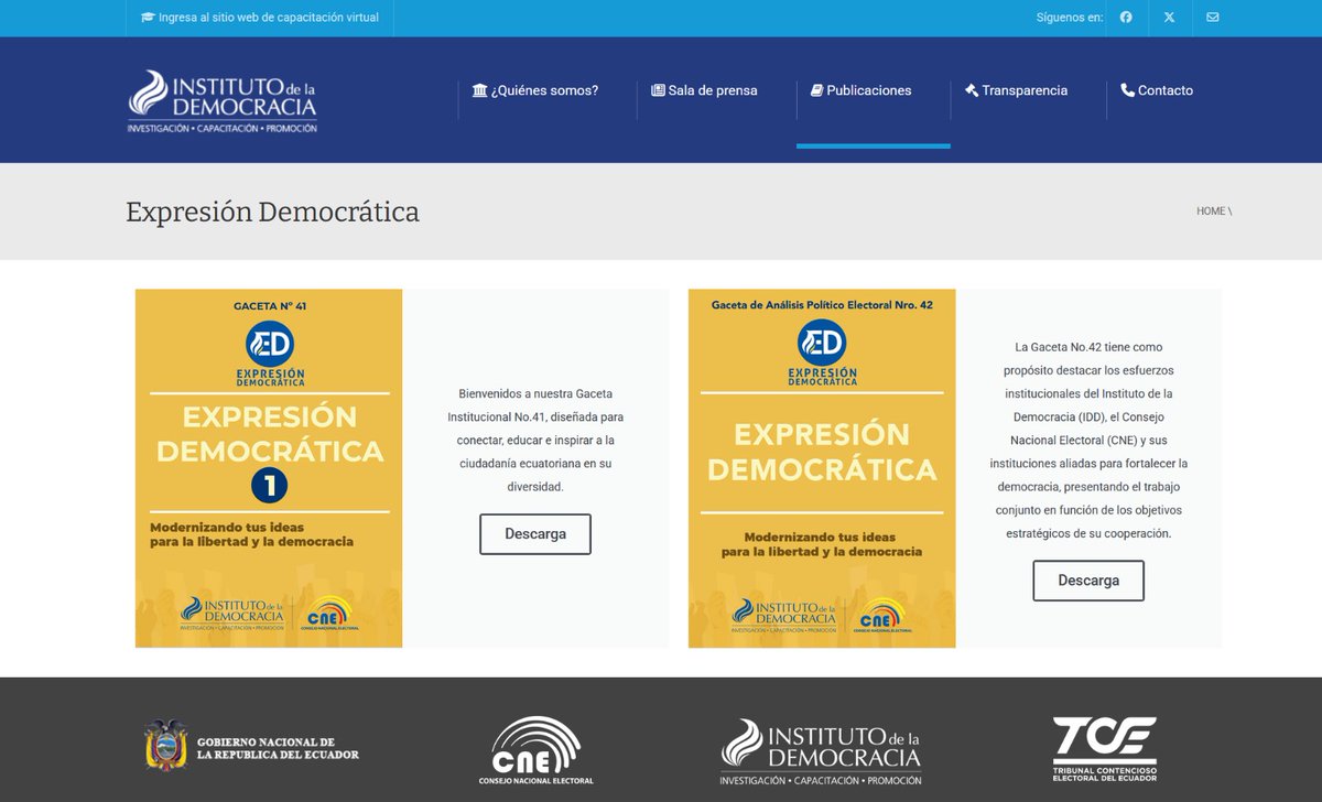 ¡Descubre las Gacetas Electorales 2025!
Una herramienta digital, dinámica y accesible, estructurada en 5 secciones para conectar, educar e inspirar para la democracia y la participación. 
📚 Descarga las ediciones 41 y 42: bit.ly/4jyVru8