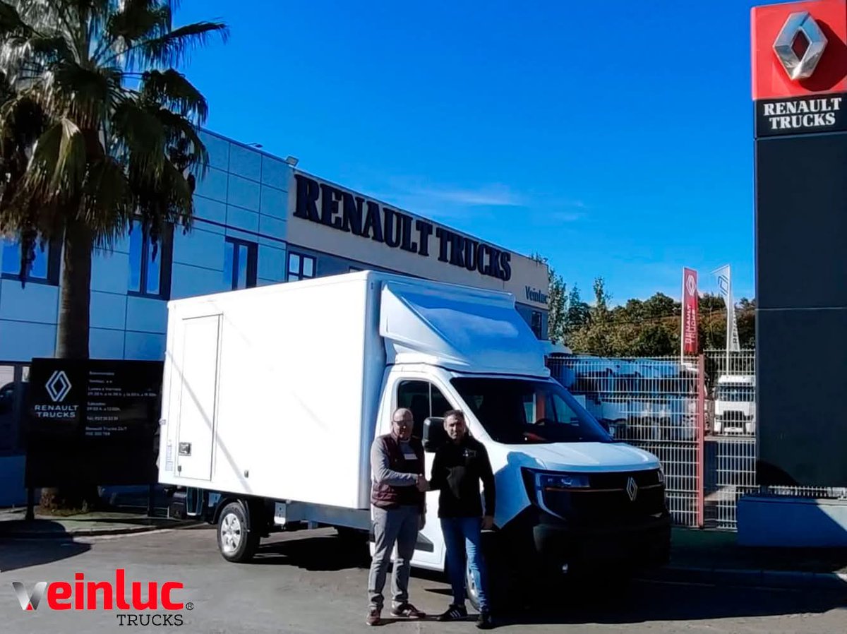 👉 🅽🆄🅴🆅🅰 🅴🅽🆃🆁🅴🅶🅰 👈
Estamos inmensamente orgullosos de haber formado parte del inicio de una nueva aventura a 𝗔𝗻𝘁𝗼𝗻𝗶𝗼 𝗖𝘂𝗿𝗶𝗲𝗹 𝗣𝗼𝗹𝗼
𝐔𝐧𝐚 𝐦𝐚𝐠𝐧í𝐟𝐢𝐜𝐚 𝐑𝐞𝐧𝐚𝐮𝐥𝐭 𝐌𝐚𝐬𝐭𝐞𝐫 𝟒 𝐝𝐞 𝟏𝟕𝟎CV
Gracias por confiar en #Veinluc y <a href="/RenaultTrucksEs/">Renault Trucks ES</a>