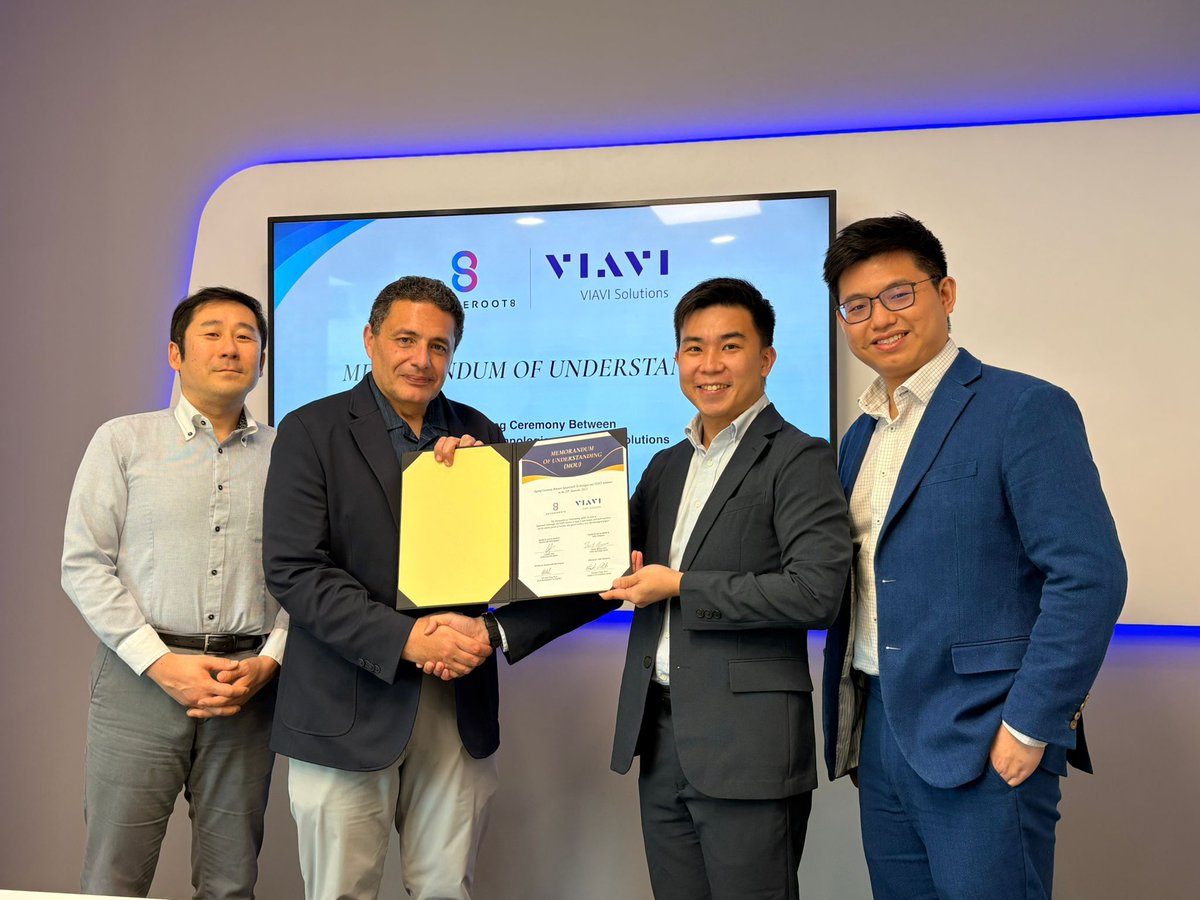 Partnering with Squareroot8 Technologies to bring quantum-safe security to APAC governments, telcos, and enterprises. Combining QKD with VIAVI network assurance to prepare for quantum-era threats. Details: squareroot8.tech/blog/squareroo…