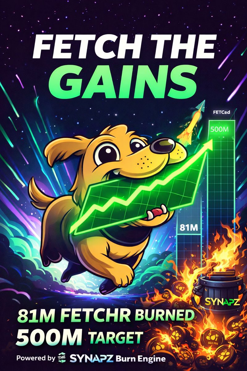 SYNAPZDEV's tweet image. $FETCHR is a Solana-based experimental token built around automated, on-chain supply reduction — not manual burns or promises.

The protocol routes a portion of creator fees and generated activity directly into permanent token burns, allowing supply to shrink organically as usage…